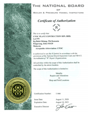ASME Certification